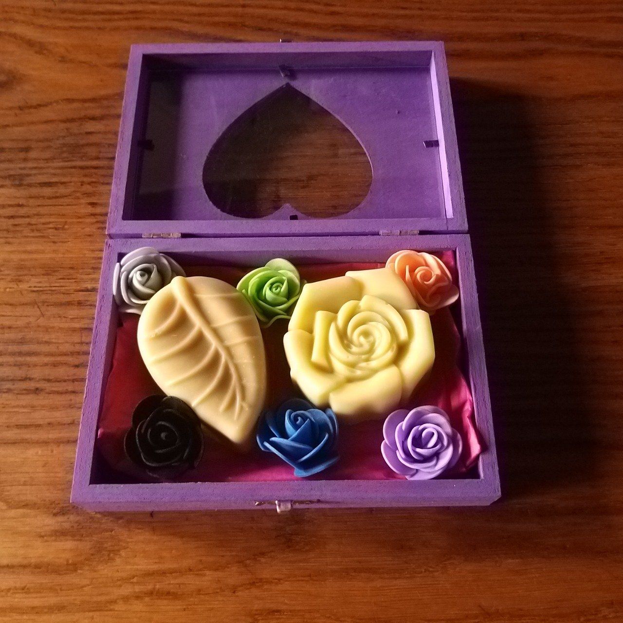 Coffret boîte à bijoux  violette