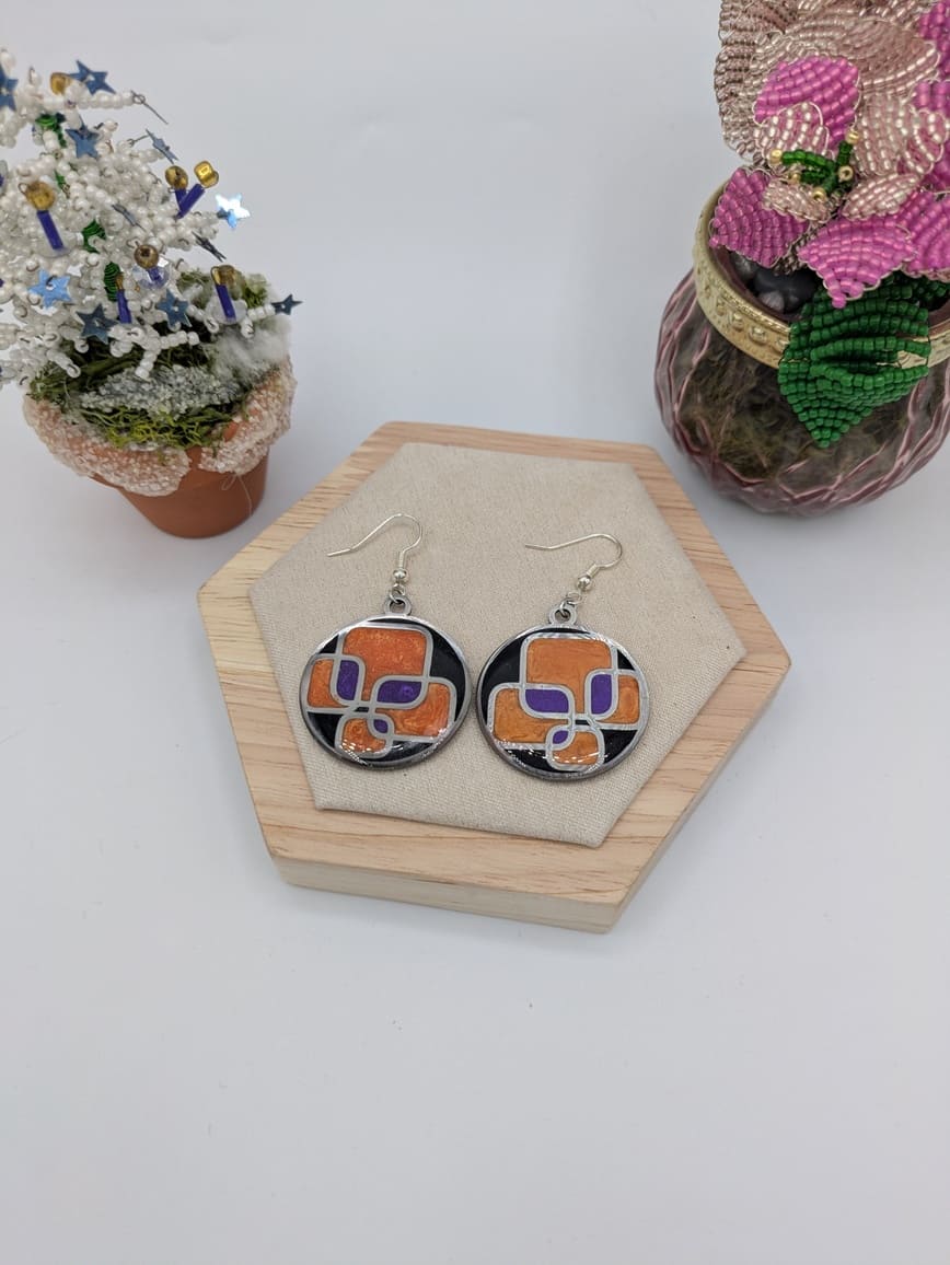 boucle d'oreille vintage 