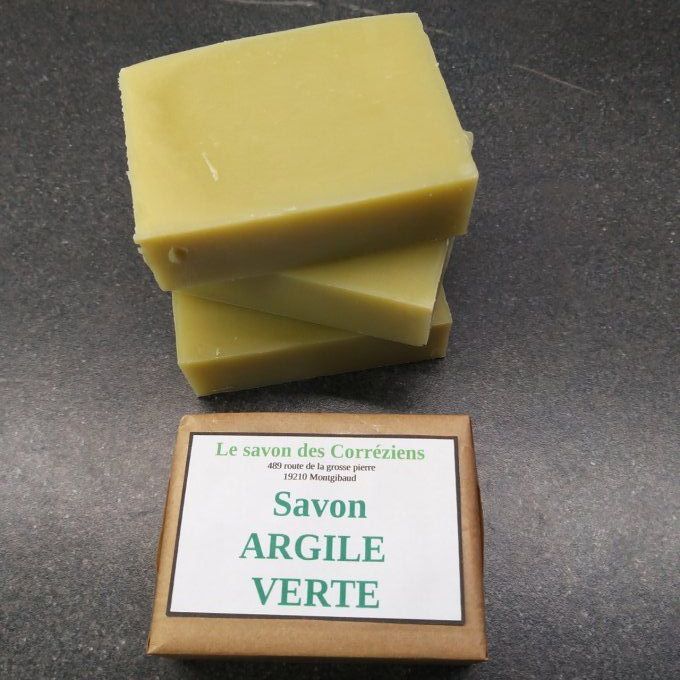 savon argile verte 